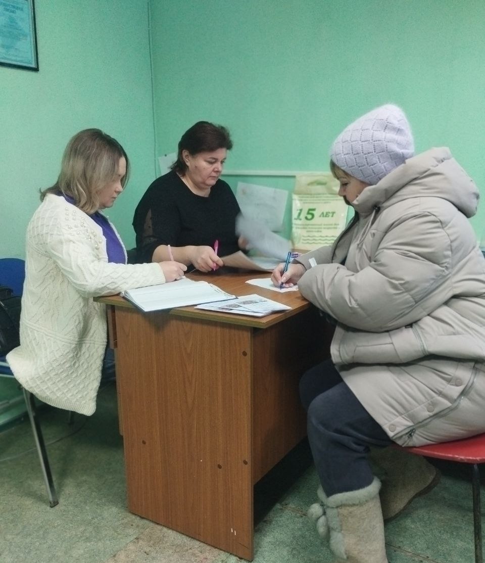 Мобильная бригада в п. Шеманиха