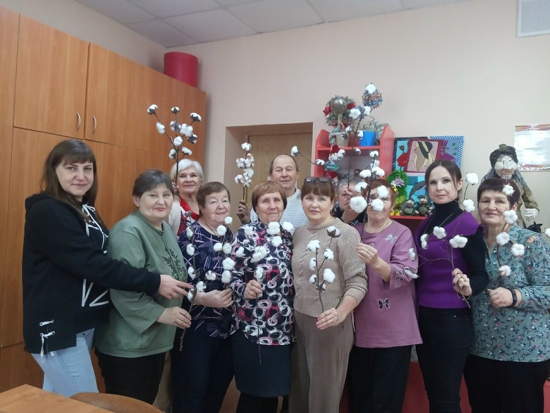 Веточка хлопка