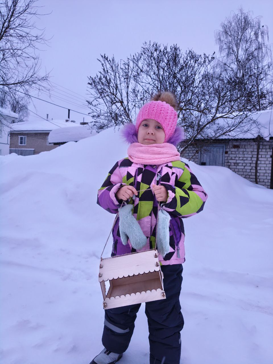 Покормите птиц зимой