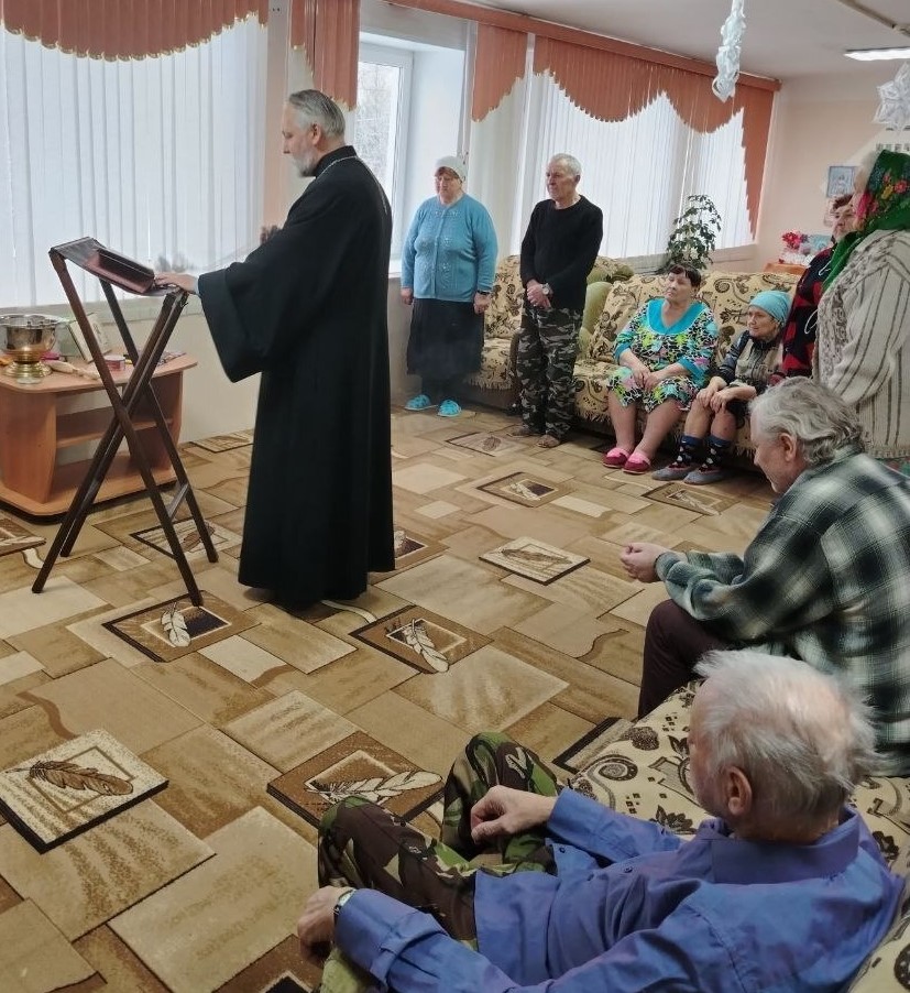 Встреча с накстоятелем церкви