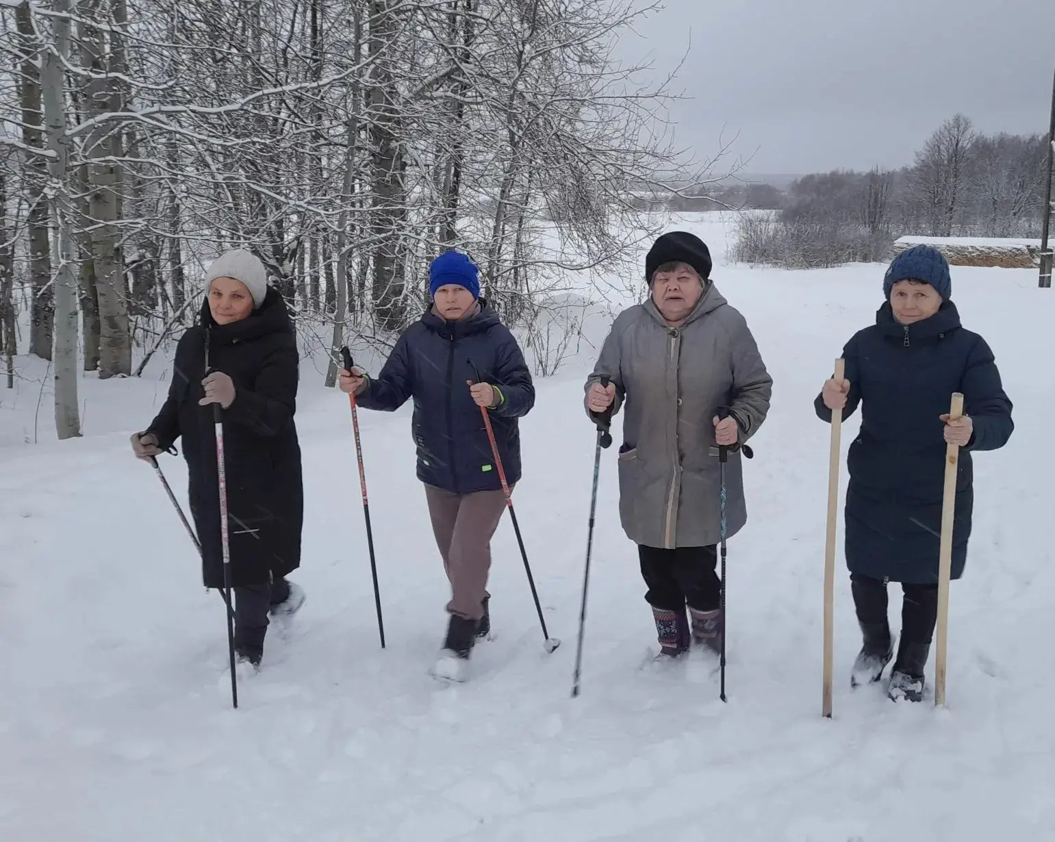 Скандинавская прогулка: польза и общение